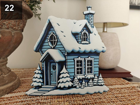 Decoratiuni 3D de Craciun – Casute si Oameni de Zapada [21]