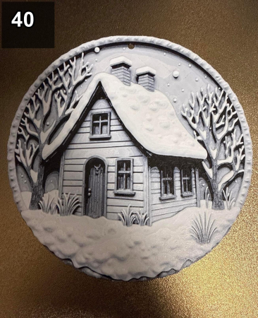 Decoratiuni 3D de Craciun – Casute si Oameni de Zapada [39]