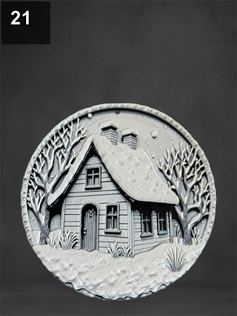 Decoratiuni 3D de Craciun – Casute si Oameni de Zapada [20]