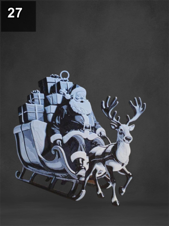 Decoratiuni 3D de Craciun – Casute si Oameni de Zapada [26]