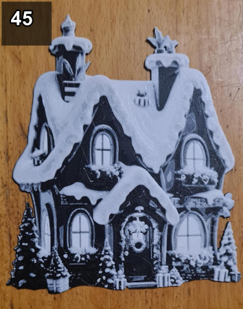 Decoratiuni 3D de Craciun – Casute si Oameni de Zapada [44]