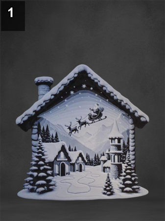 TOATE PRODUSELE - Decoratiuni 3D de Craciun – Casute si Oameni de Zapada