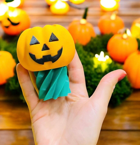 TOATE PRODUSELE - Dovleac Fidget Flexibil - Print 3D Halloween