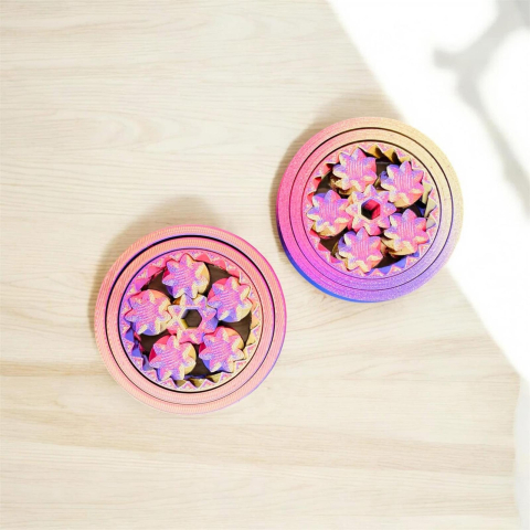 Star Spin Fidget - jucărie antistres cu rotițe 3D Alore Magic 3D Print [1]