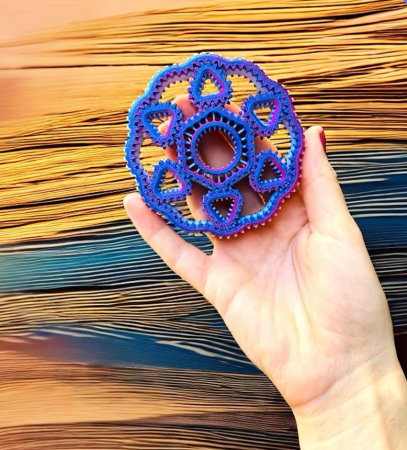 Gear Fidget – Jucărie Antistres cu Mecanism Rotativ 3D [5]