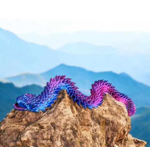 PRINTURI ARTICULATE - mystic-snake-sarpe-articulat-3d-personalizat