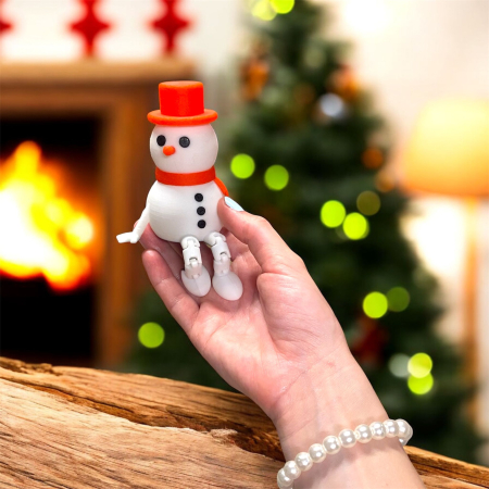 Om de Zăpadă Articulat – Figurină decorativă 3D Alore Magic 3D Print [1]