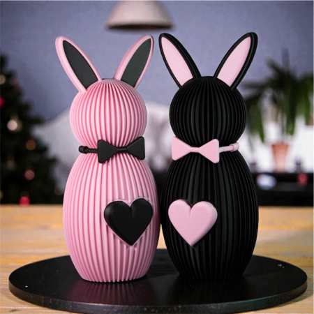 Produse - Set 2 iepurasi decorativi Paste printati 3D