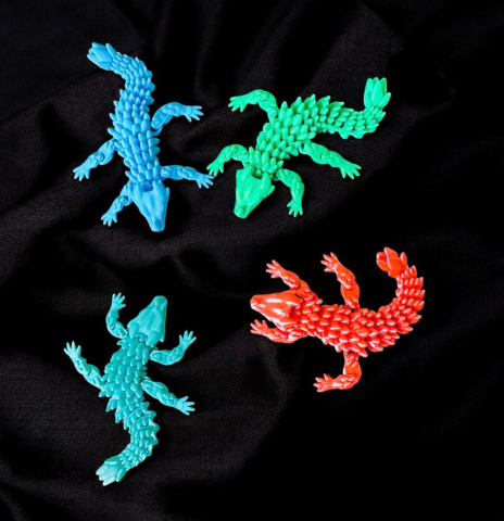 Spike Lizard – Șopârlă Articulată Printată 3D în Culori Personalizabile [1]