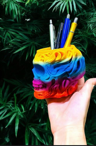 Suport de Pixuri Craniu – Alore Magic 3D Print [1]