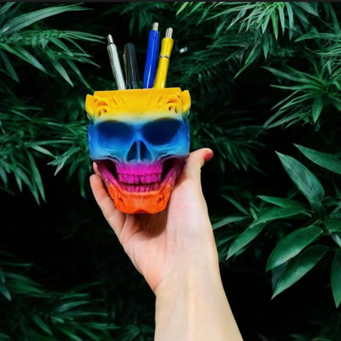 HALLOWEEN - Suport de Pixuri Craniu – Alore Magic 3D Print