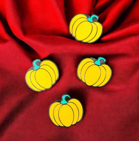 IDEI CADOURI - Suport Pahar Dovleac - decor Halloween 3D Alore Magic 3D Print