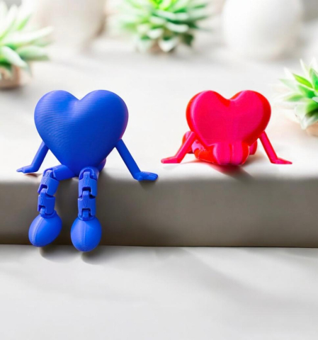 PRINTURI ARTICULATE - Walkie Heart – Alore Magic 3D Print