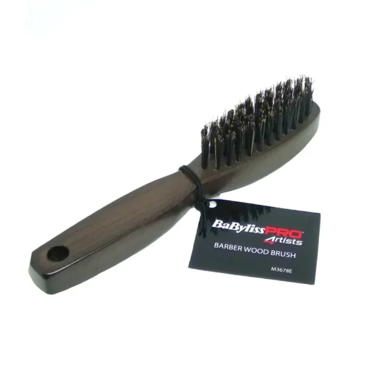 Perie pentru fade/barbă 16 cm 4Barbers BabylissPRO lemn [2]