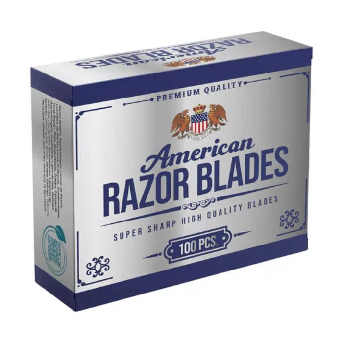 Rezerve lame de ras American Razor Blades Double Edge 100buc [2]
