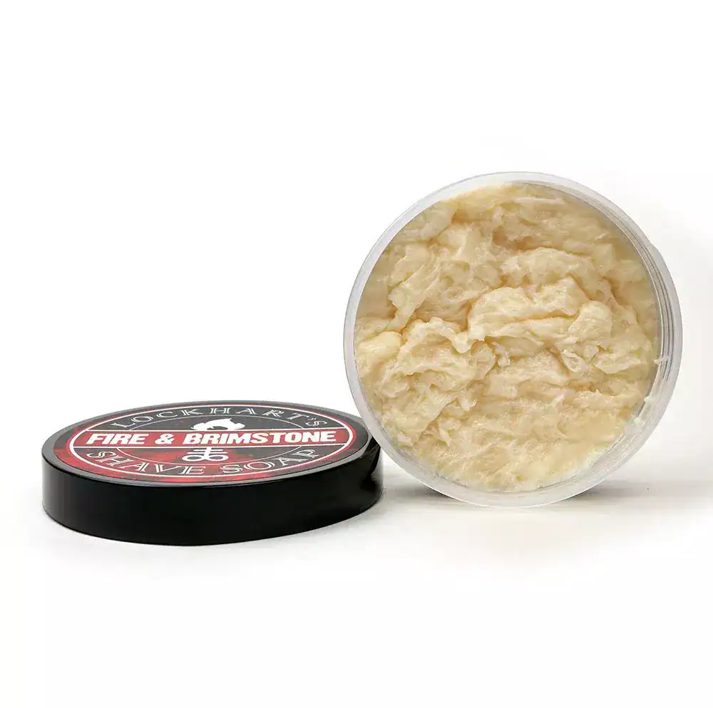 Sapun de barbierit Lockhart’s Fire & Brimstone Shave Soap 113g [2]