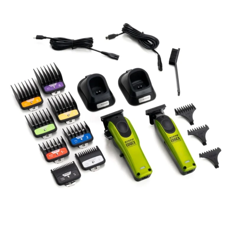 Set combo Kiepe Edgex Green Masina de tuns si Masina de contur fara fir [2]