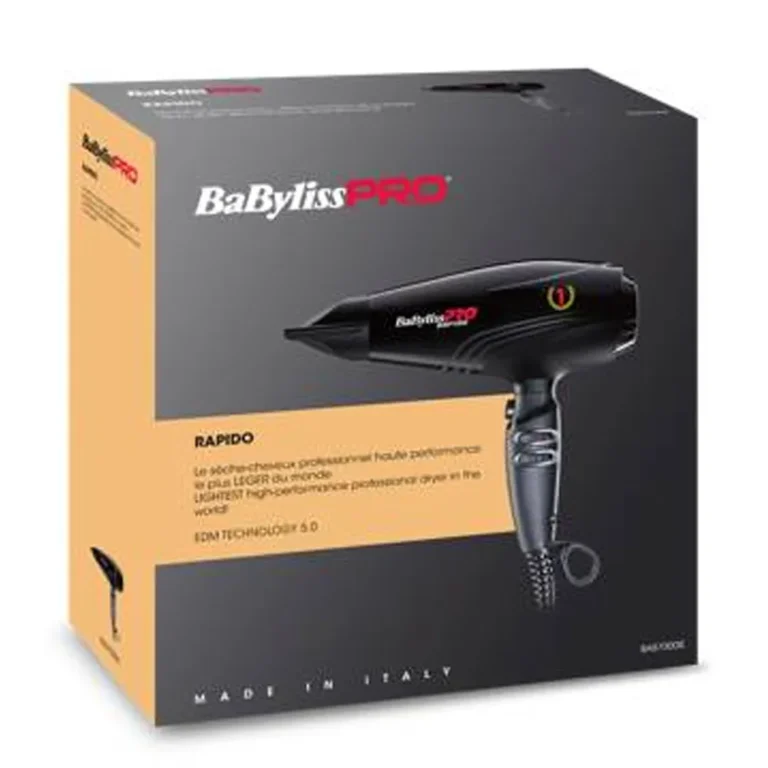 Uscător de păr profesional BabylissPro Rapido Ultra Light 2200W [3]