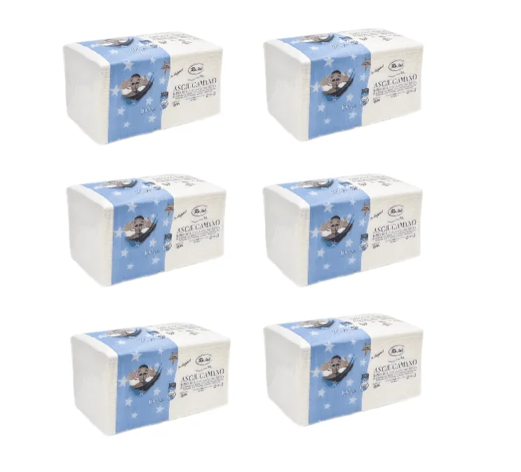 TOATE PRODUSELE - 6x Prosoape de unica folosinta 70x40cm 100buc/set Roial din hartie