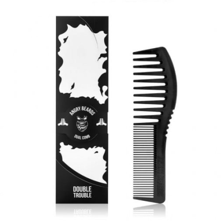 TOATE PRODUSELE - Angry Beards - Pieptene Carbon Dual Comb