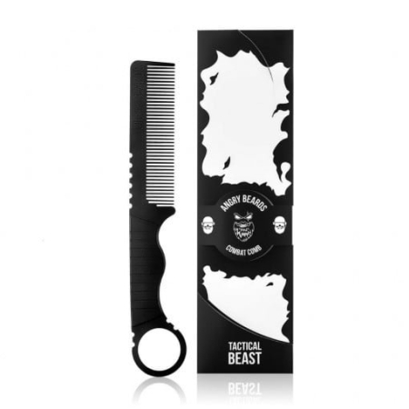 TOATE PRODUSELE - Angry Beards - Pieptene de barba Carbon Combat Comb