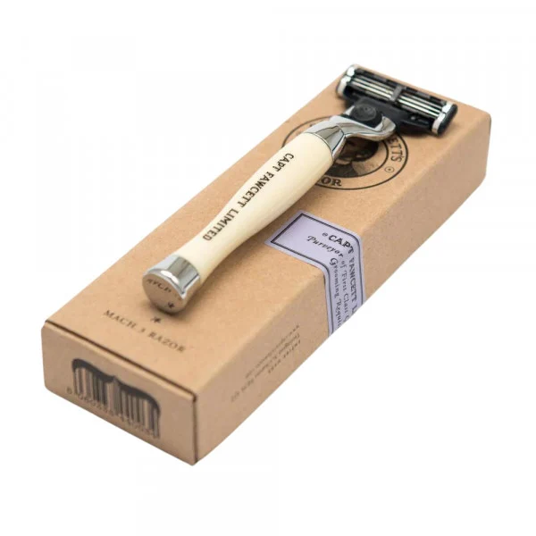 TOATE PRODUSELE - Aparat de ras compatibil Mach3 Captain Fawcett Finest Hand Crafted Safety Razor