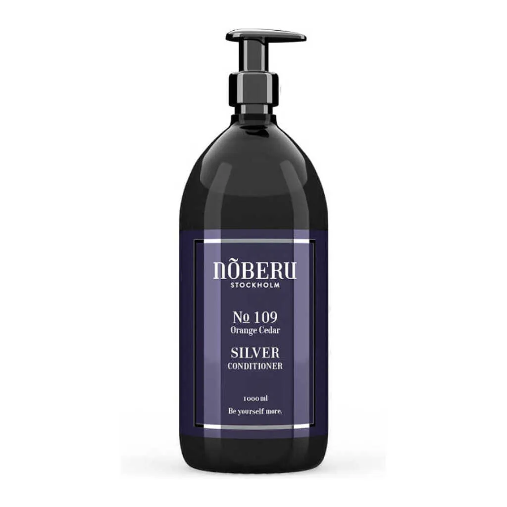 TOATE PRODUSELE - Balsam mov pentru par blond și grizonat Noberu Silver Conditioner 1000ml