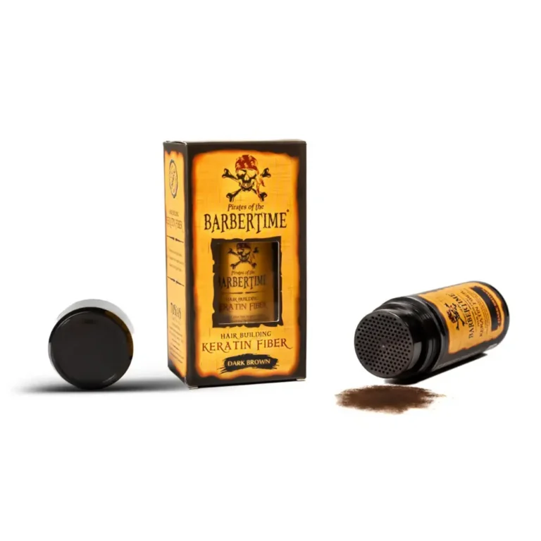 BARBERTIME - Pudra fiber pentru parul rar 21g - Saten Inchis [1]