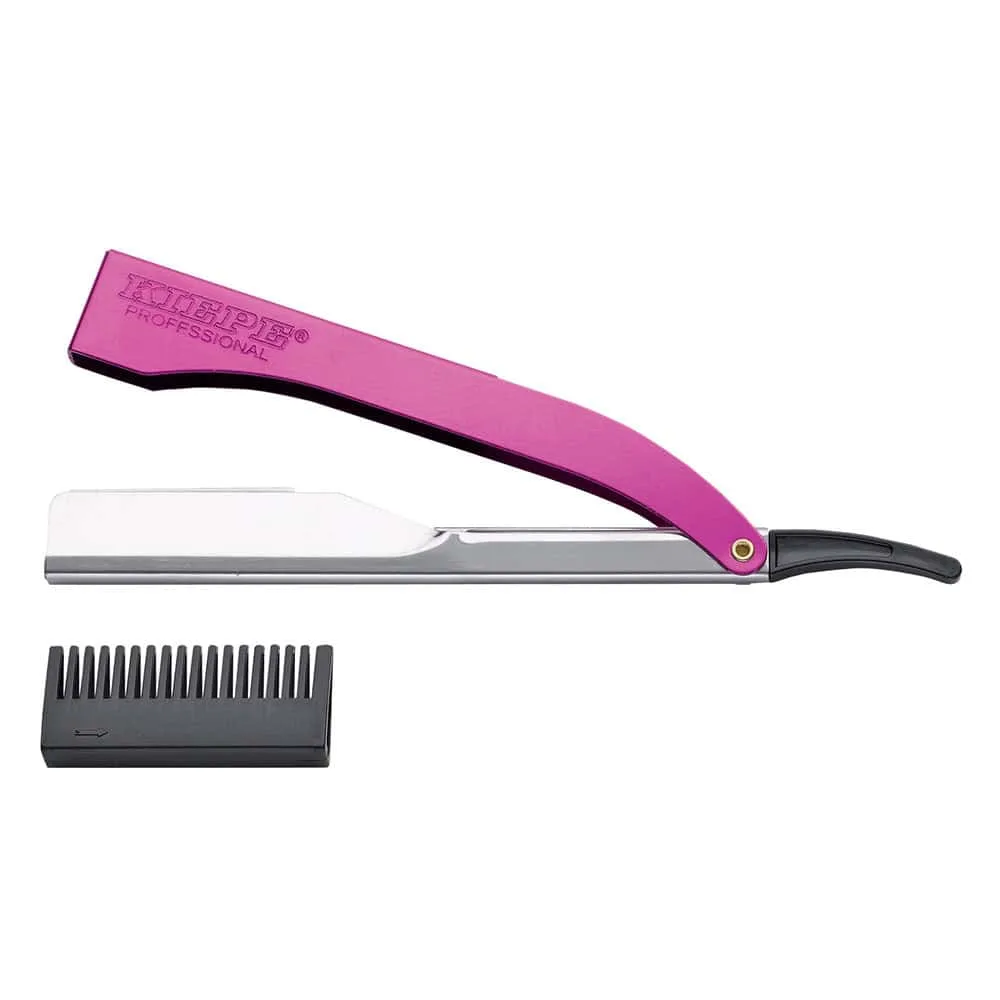 TOATE PRODUSELE - Brici pentru ras si texturat Kiepe Aluminiu Pink 128
