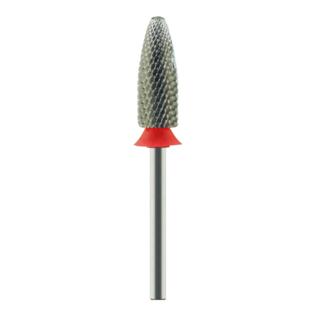 MANICHIURA SI PEDICHIURA - Capăt Freză NAILSUP Carbid Conic Red pentru Îndepărtare Gel 60 mm