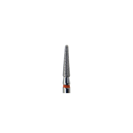 MANICHIURA SI PEDICHIURA - Capăt Freză NAILSUP Diamant Con Subțire Red RS-D23-C117 pentru Pedichiură