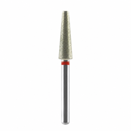 MANICHIURA SI PEDICHIURA - Capăt Freză NAILSUP Diamant Conic Red 4,0 mm 320 Grit