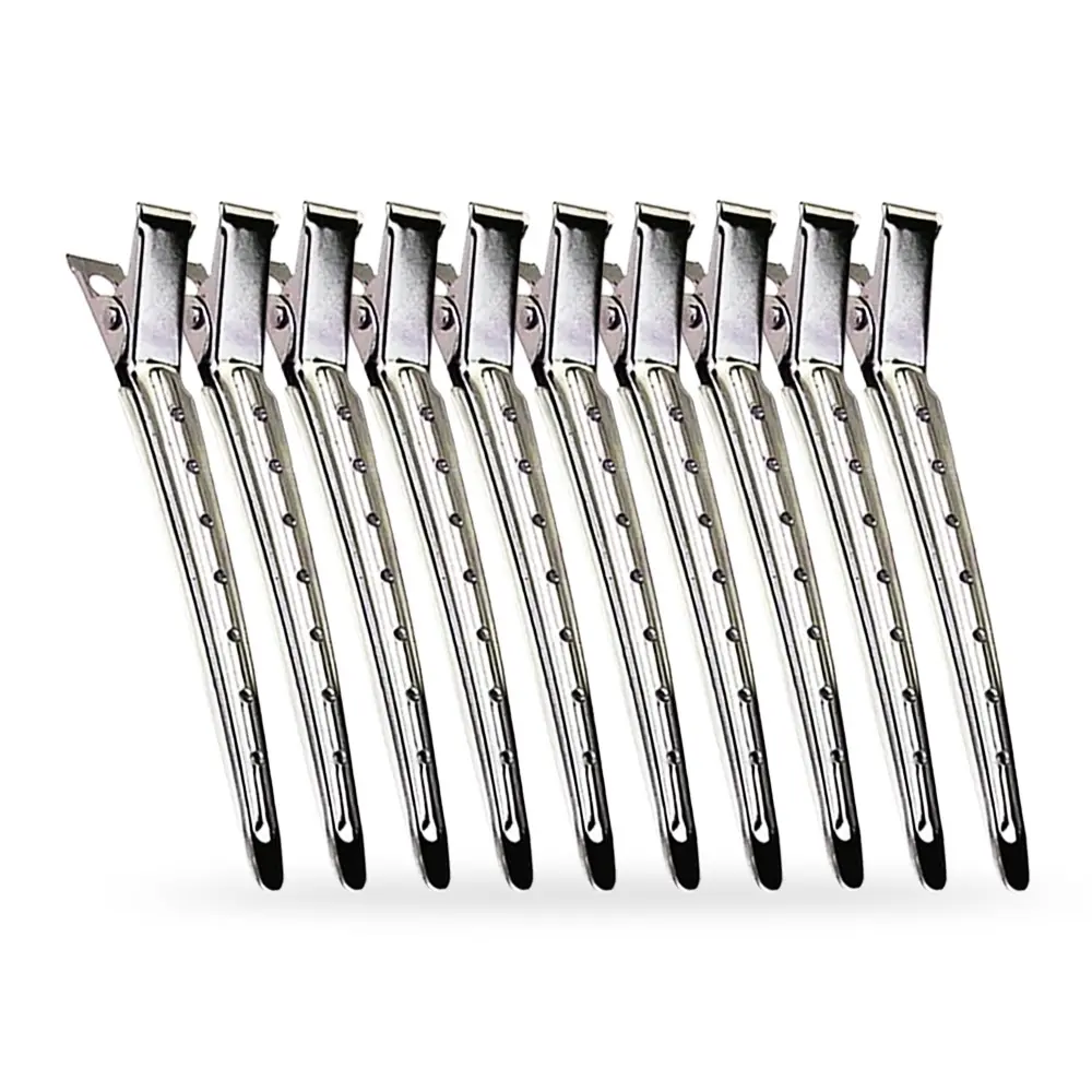 TOATE PRODUSELE - Clipsuri pentru par metalice - 9 cm - 12 buc