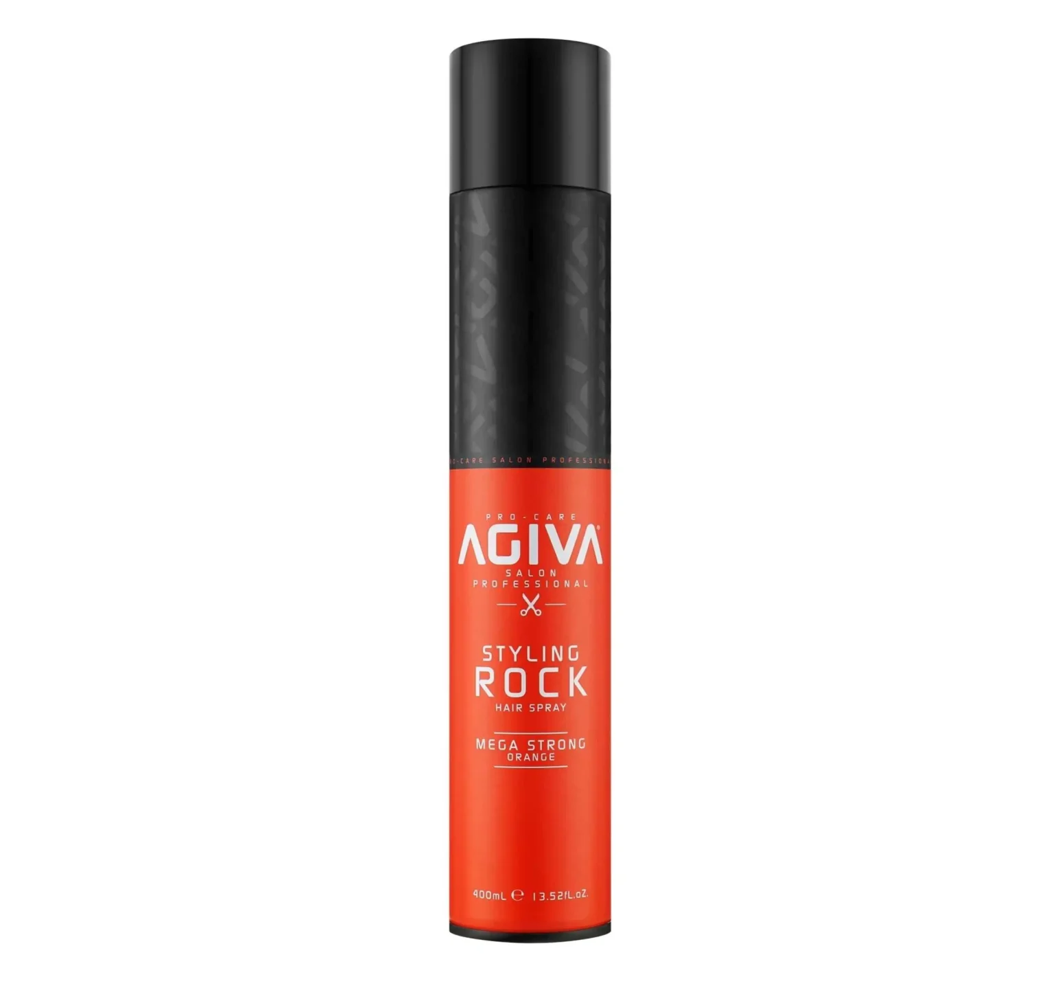 Ingrijirea parului - Fixativ profesional 400ml – Mega Strong Orange – Rock – Agiva