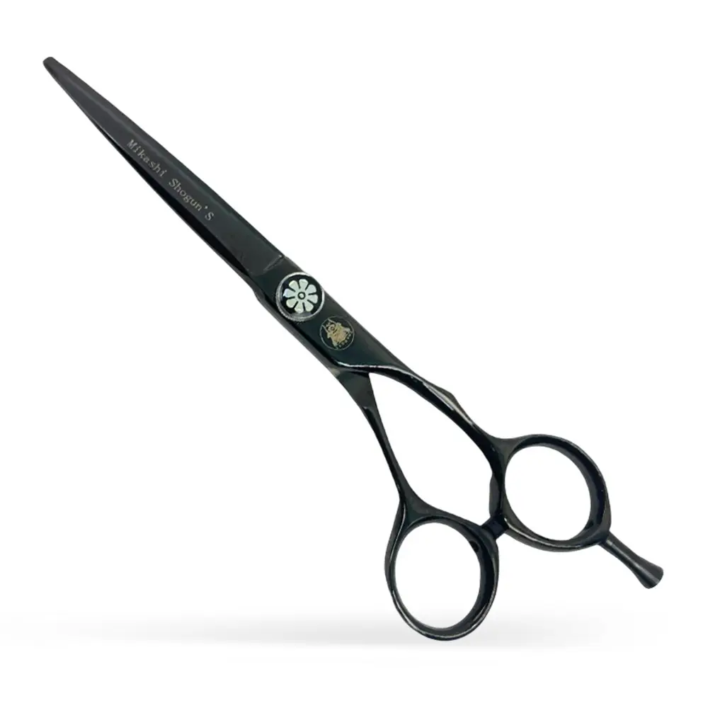 TOATE PRODUSELE - Foarfeca de tuns - Mikashi Shogun's - Black Power Flower - 6.0 inch