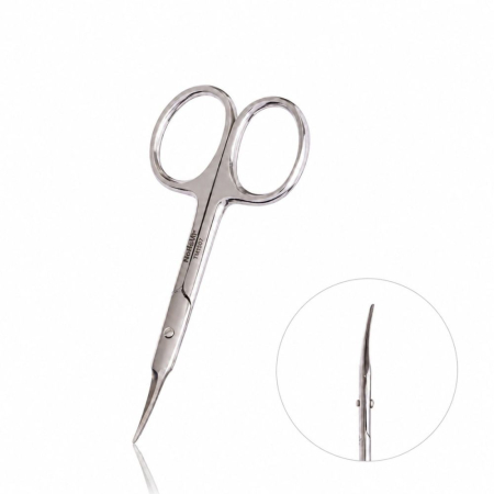 MANICHIURA SI PEDICHIURA - Forfecuță Cuticule NAILSUP TM507 cu Vârf Curbat pentru Manichiură și Pedichiură