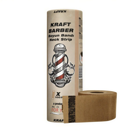 TOATE PRODUSELE - Gulere Frizerie Premium Maro Set 5 role x100 buc