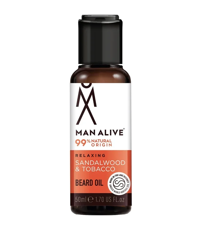 TOATE PRODUSELE - Man Alive - Ulei de barba Sandalwood &amp; Tobacco 50ml