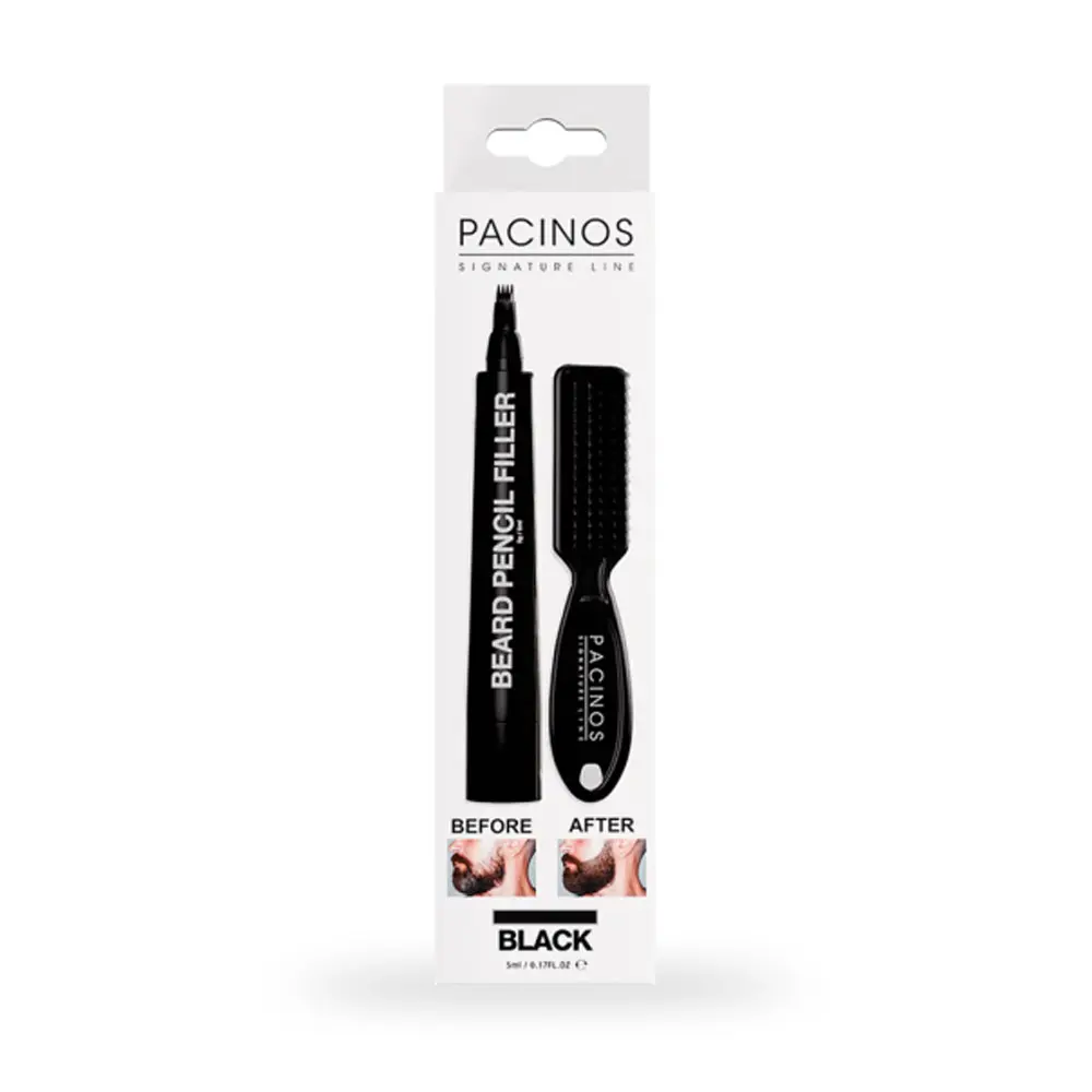 TOATE PRODUSELE - Marker contur barba + Perie fade Pacinos Negru