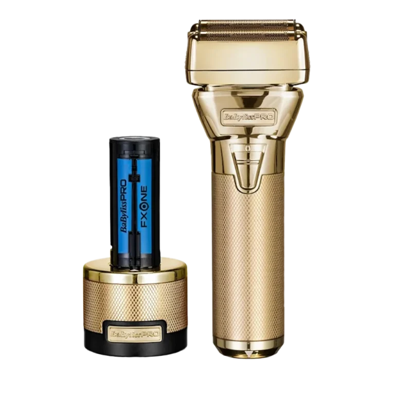 TOATE PRODUSELE - Mașină de ras profesională FXONE Shaver cu acumulator interschimbabil BabylissPRO aurie