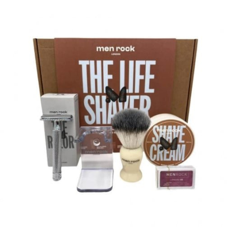 TOATE PRODUSELE - Men Rock - Set cadou barbierit Ultimate Classic Shaving Gift Set - Sandalwood