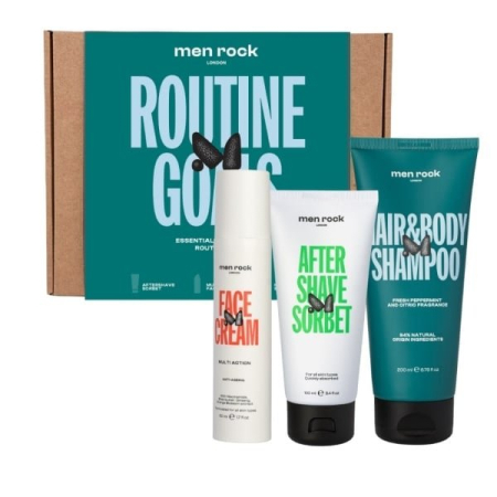TOATE PRODUSELE - Men Rock - Set cadou Routine Goals Essential Grooming Routine Kit