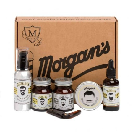 TOATE PRODUSELE - Morgan's - Set cadou ingrijire barba Gentleman's Moustache &amp; Beard Grooming Gift Set