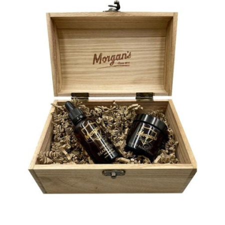 TOATE PRODUSELE - Morgan's - Set ingrijire barba Wooden Luxury Beard Chest