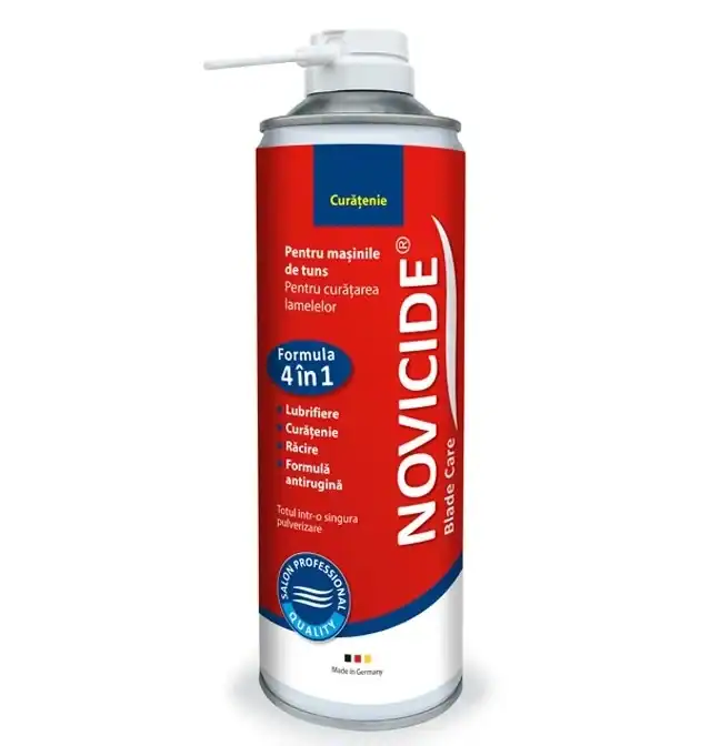 TOATE PRODUSELE - Novicide Spray 4 in 1 pentru masinile de tuns 500ml