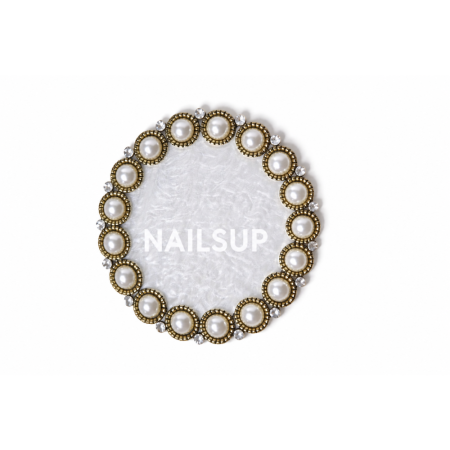 MANICHIURA SI PEDICHIURA - Paletă Pictură NAILSUP Pearl Bronze pentru Nail Art, Manichiură și Amestec Culori