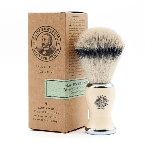 TOATE PRODUSELE - Pamatuf de ras din par sintetic Captain Fawcett Faux Badger Shaving Brush