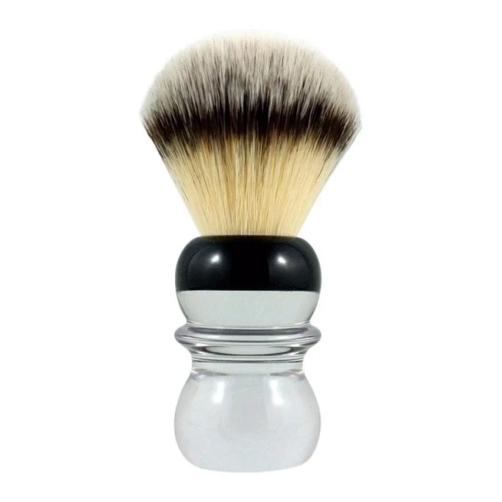 TOATE PRODUSELE - Pamatuf de ras Razorock shaving brush synthetic plissoft bc silvertip 24mm