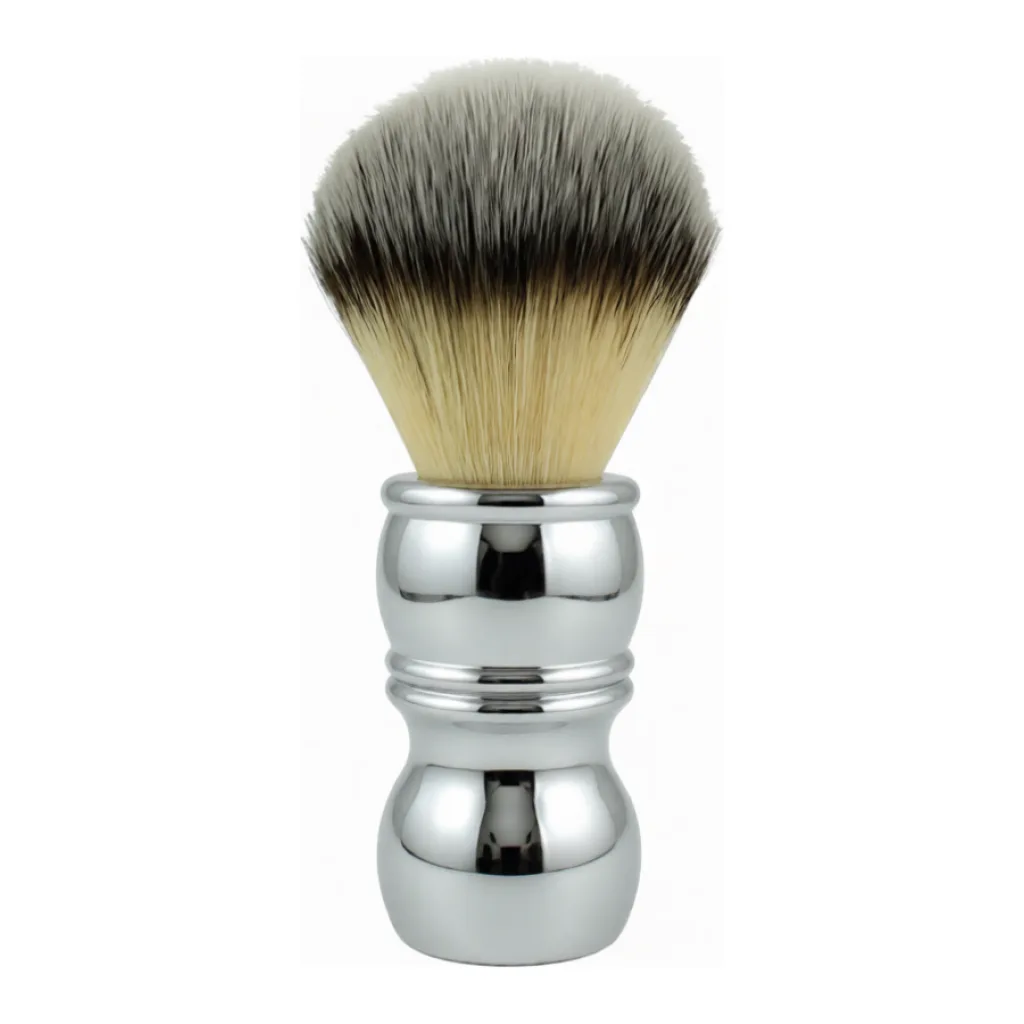TOATE PRODUSELE - Pamatuf de ras Razorock shaving brush synthetic plissoft chrome 24mm