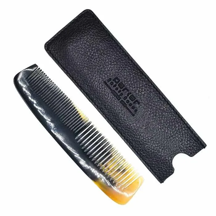 TOATE PRODUSELE - Pieptene de Buzunar din Corn Natural Parker | Husa Piele